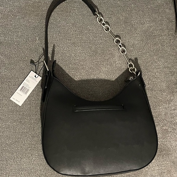 FRENCH CONNECTION Elena Moon Shape Shoulder Bag Black NWT - Picture 6 of 9